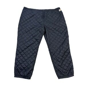New Carhartt Yukon Quilted Snow Pants Men Size 4XL (48x30) Black Nylon
